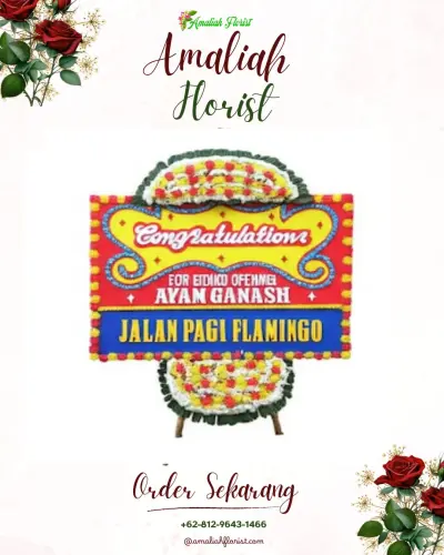 Bunga Papan Congratulation di Mororejo